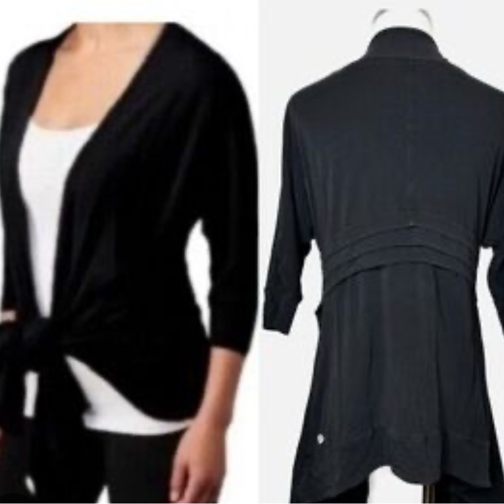 Lululemon Namaste cover up wrap in black size 8